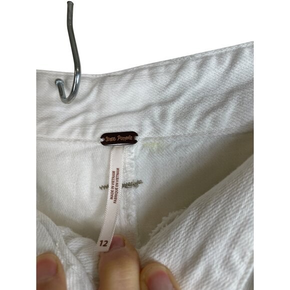 Free People White Barcelona Balloon Pleated Pants 12 - Picture 7 of 16